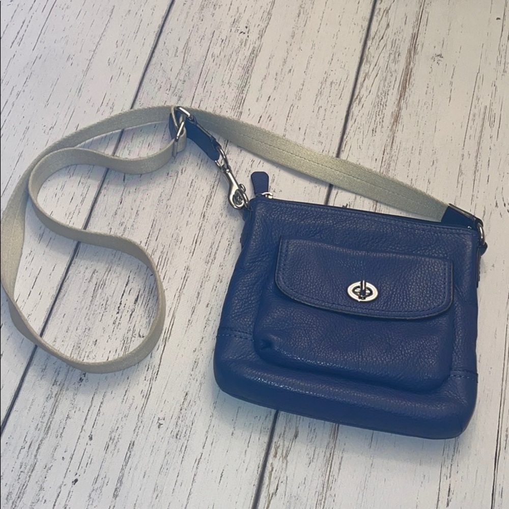 Blue Coach Crossbody Bag